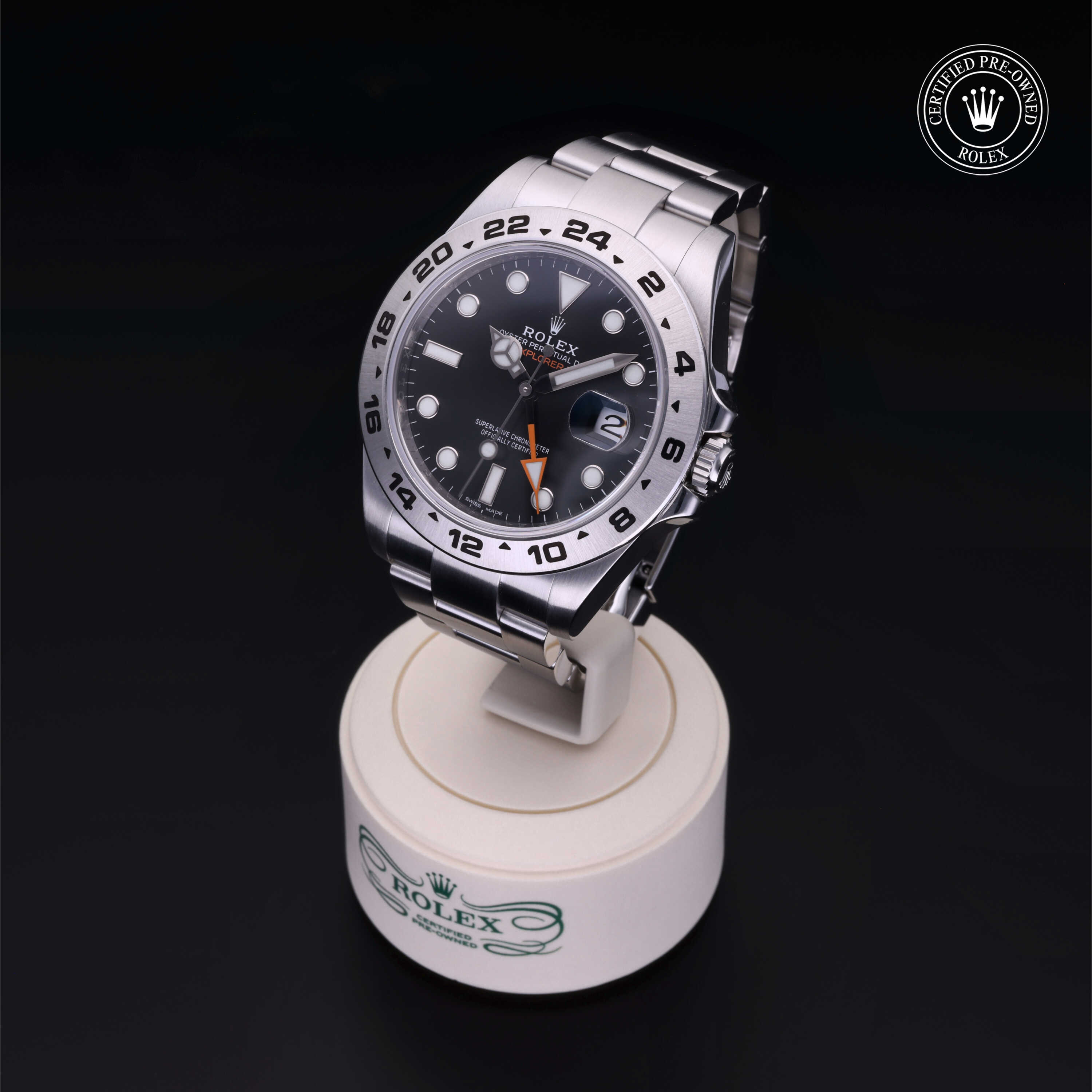 Rolex Explorer II in Steel M216570-0002 at Heller Jewelers