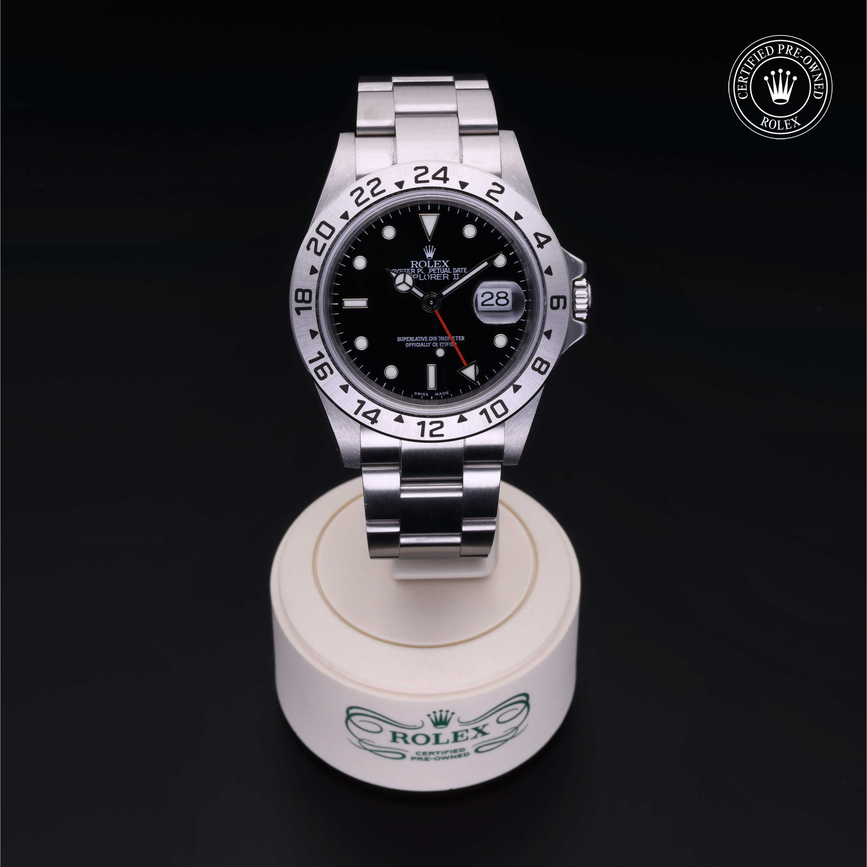 Rolex Explorer II in Steel M16570-0005 at Heller Jewelers