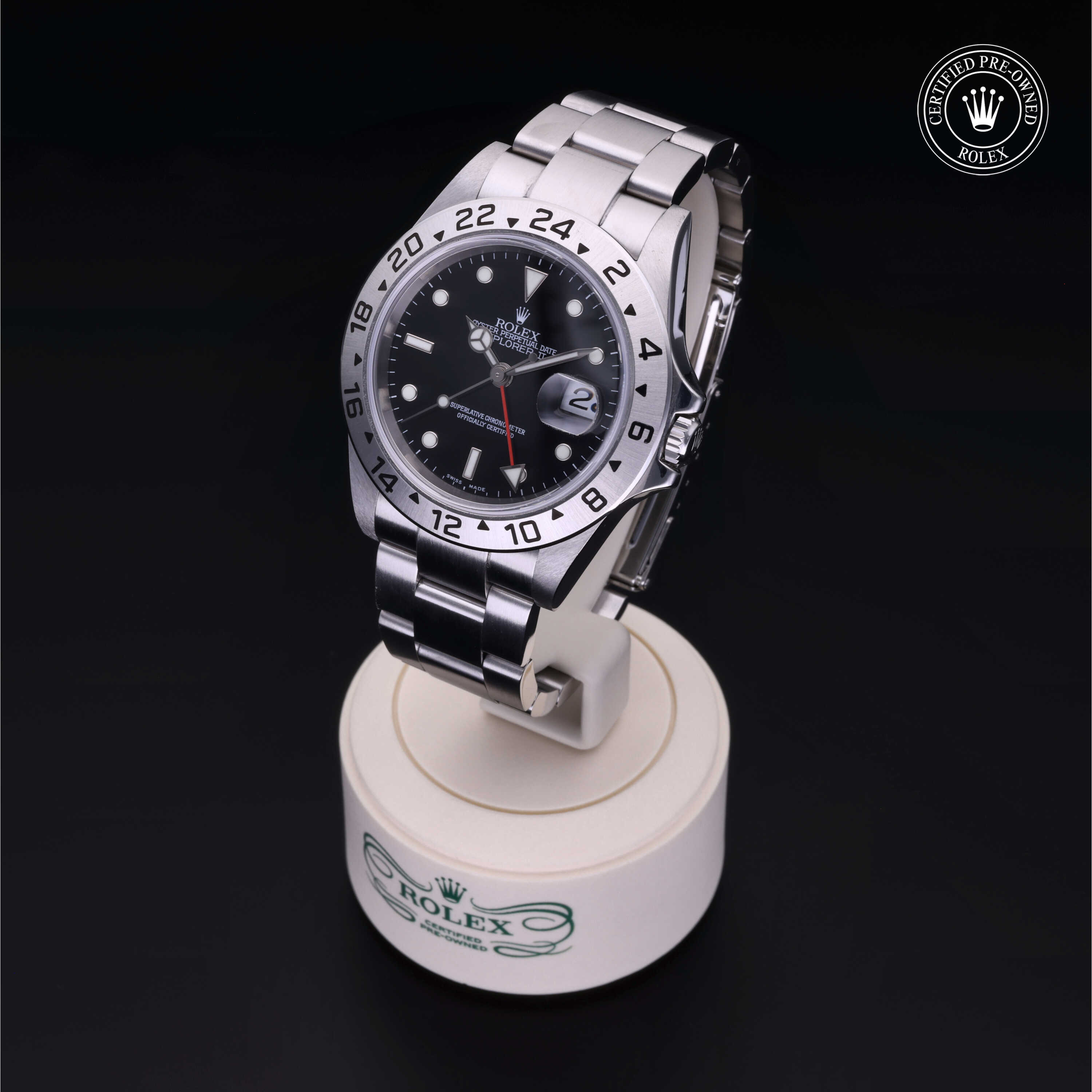 Rolex Explorer II in Steel M16570-0005 at Heller Jewelers