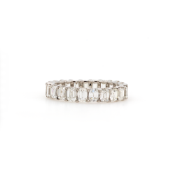 Platinum Diamond Eternity Band