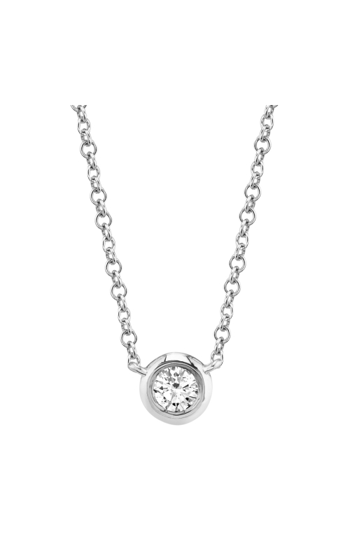 Diamond Bezel Necklace