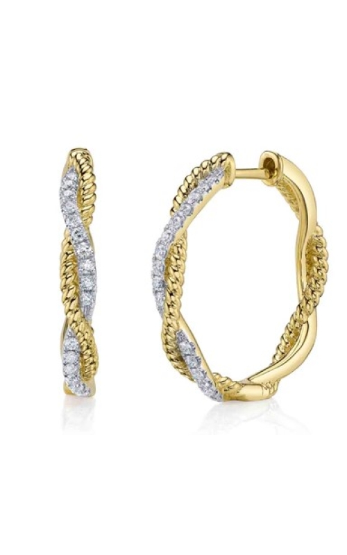 Diamond Hoop Earrings