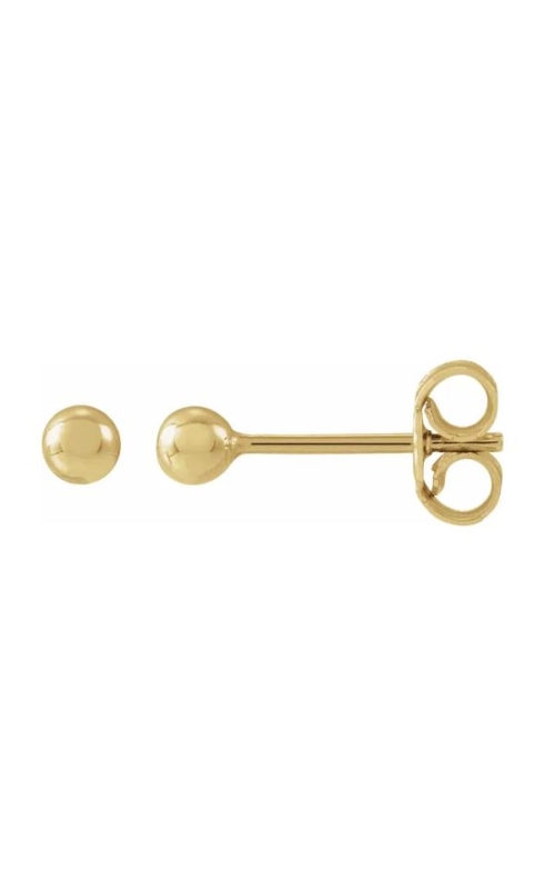 Gold ball earrings