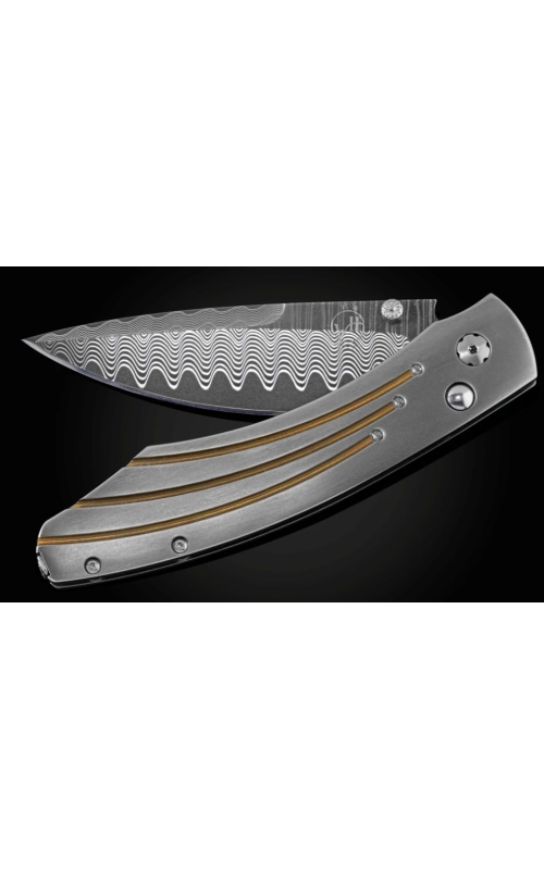 William Henry Golden Arch Titanium Pocket Knife